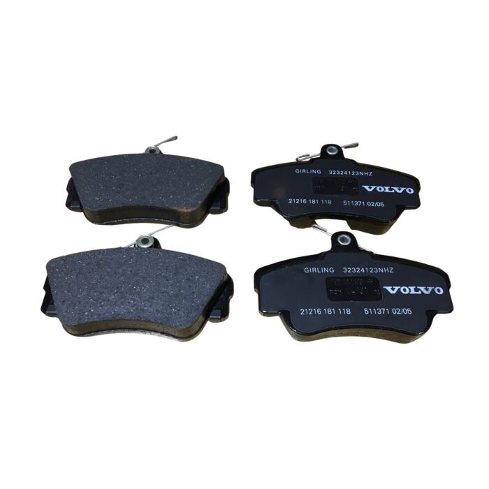 Volvo Bremsbelag Set für 440+460+480 (nicht belüftete Scheiben) Volvo Teil Nr 3344787O