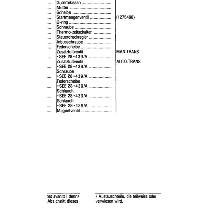 Volvo Dichtung Vergaser Stromberg 175CD+CDUS Pierburg zwischen Vergaser und Krümmer Volvo teil nr 3501513