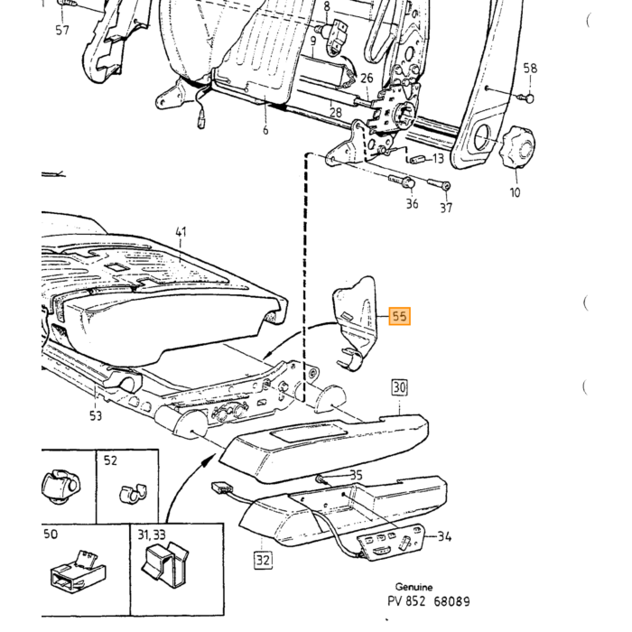 Volvo ABSORBENT Volvo teil nr 3506694