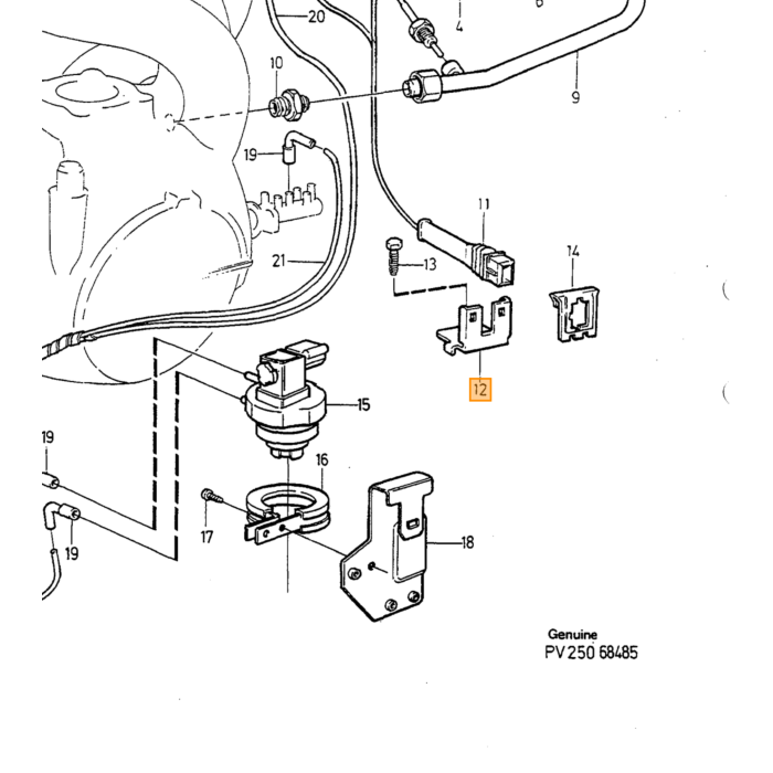 Volvo BRACKET Volvo teil nr 3517361
