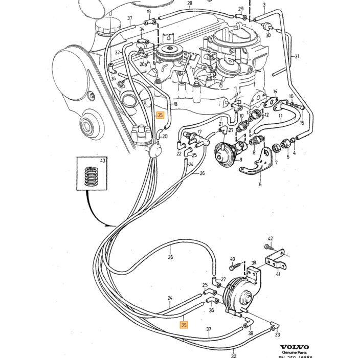 Volvo Bracket Volvo teil nr 3517907