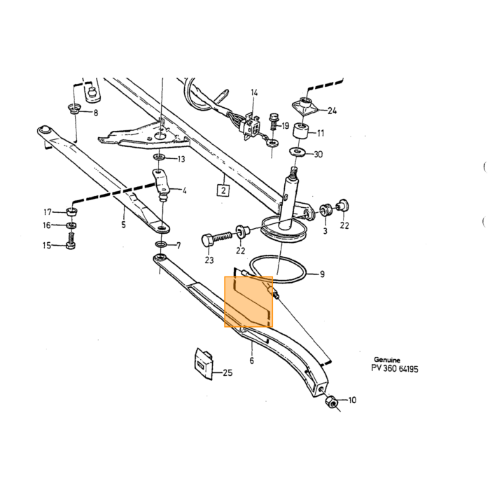 Volvo LINK ARM Volvo teil nr 3518145