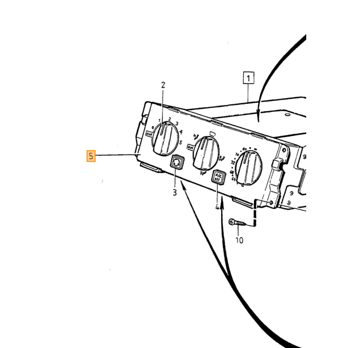 Volvo Symbol Strip Volvo teil nr 3522575