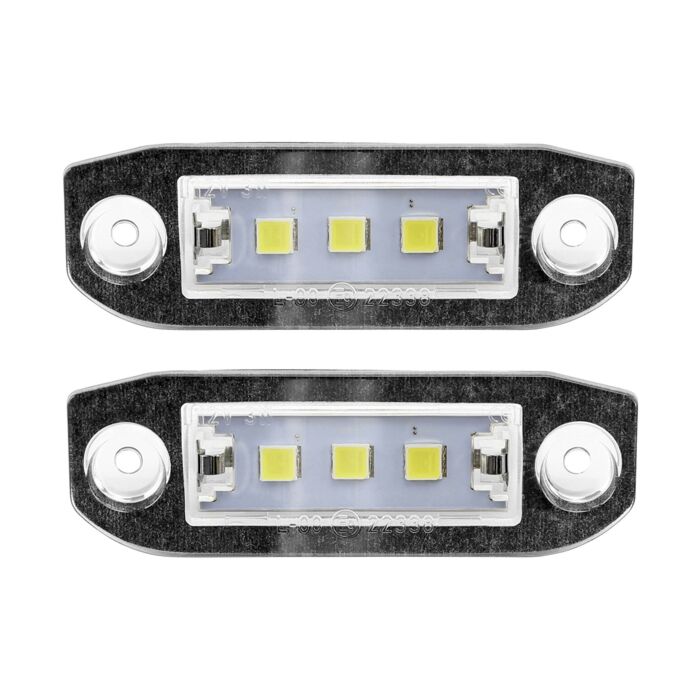 Volvo LED Kennzeichenbeleuchtung 6000K 1 Paar C70 S40 S60 S80 V50 V60 V70 XC60 XC70 XC90 Volvo Teil Nr 35435006