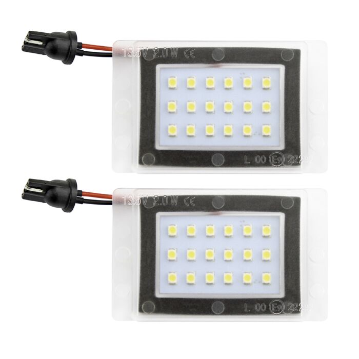 Volvo LED Kennzeichenbeleuchtung 5000K 1 Paar 850 V70 XC70 Cross Country Volvo Teil Nr 35435009