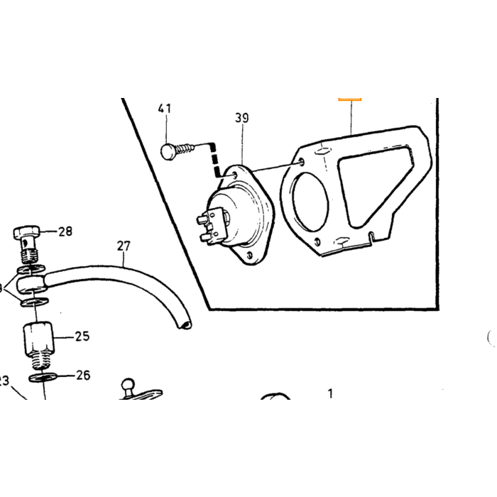 Volvo Kraftstoff Benzinleitung K Jetronic 2. Zylinder 240+740+940(39686519) Volvo teil nr 3547014