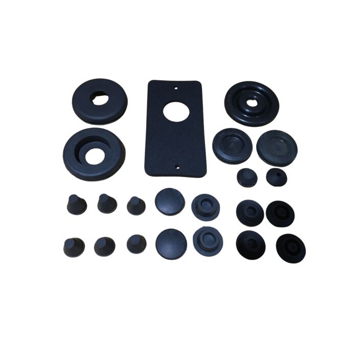Rubber doorvoer schutbord 140 -1969 complete set