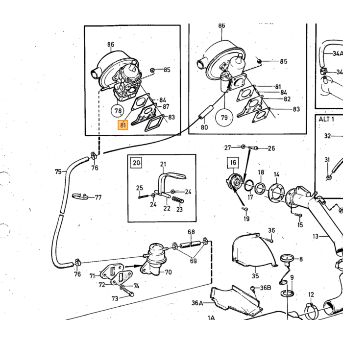 Volvo ersetzt durch 3501514 Isolierflanschdichtung Volvo teil nr 419888