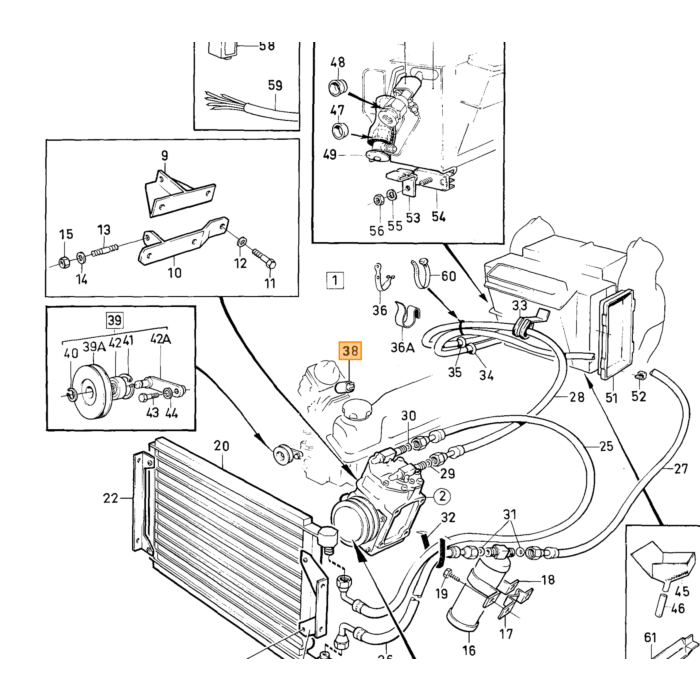 Magnetventil Solenoid Klimaanlage 140 164 240 740 für Volvo