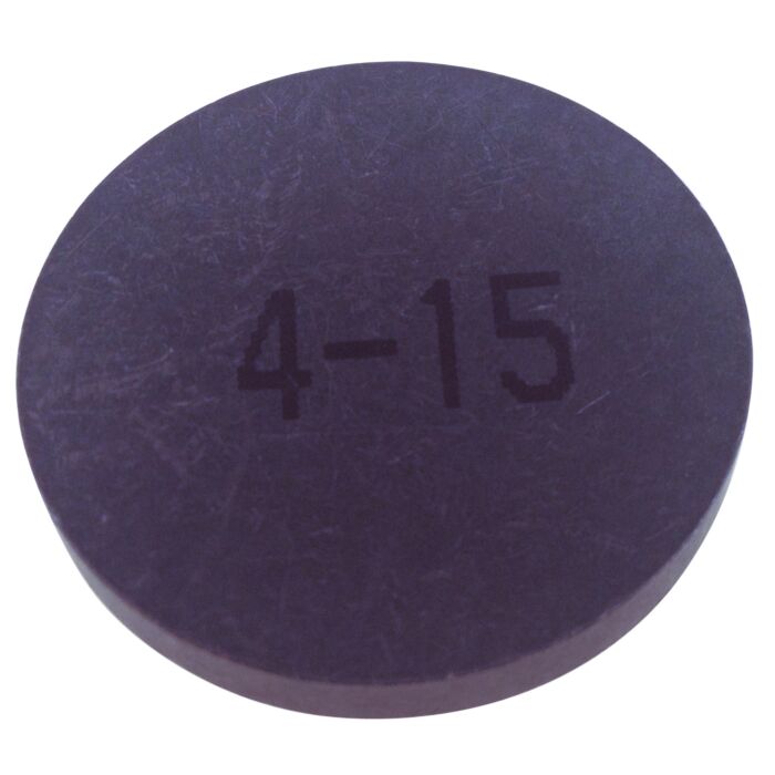 Klepstelplaatje B19+B21+B23+B230 4.65mm