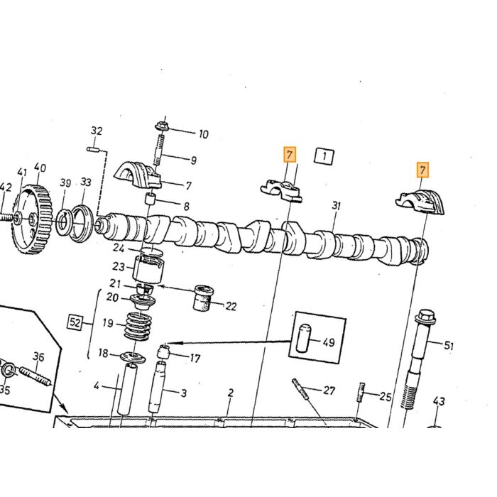 Volvo Countershaft Volvo teil nr 463581