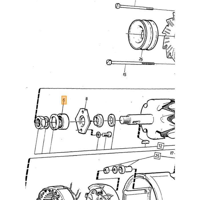 Volvo Zubehörhalterungsbuchse - Urethan Volvo Teil Nr. 463909U