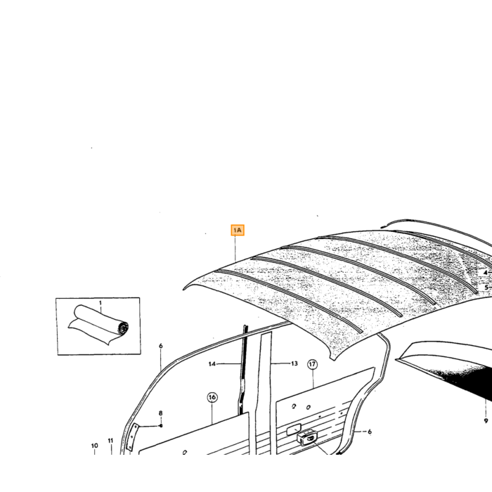 Volvo Kartonfutter Innenschirm Amazon vorne rechts grau Volvo teil nr 659507