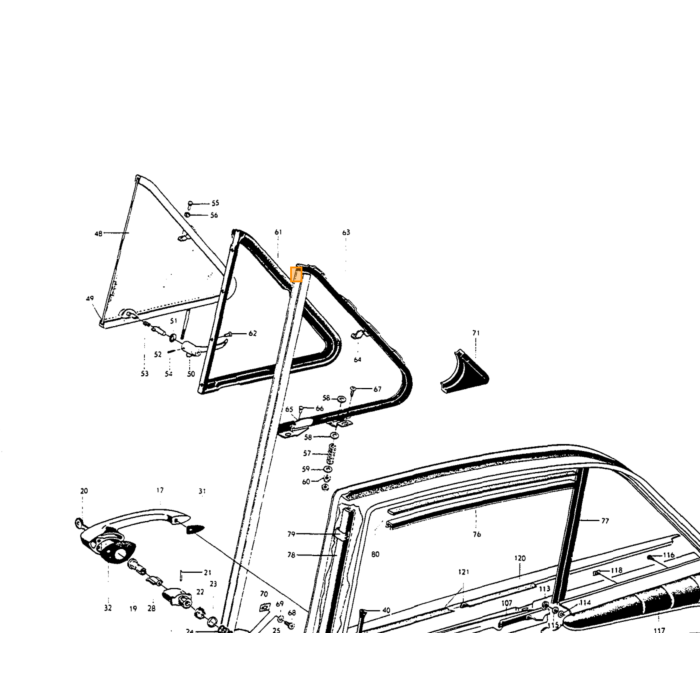 Volvo Fensterkettenrad Amazon links P120 -142425 P130 -44089 Volvo teil nr 660337