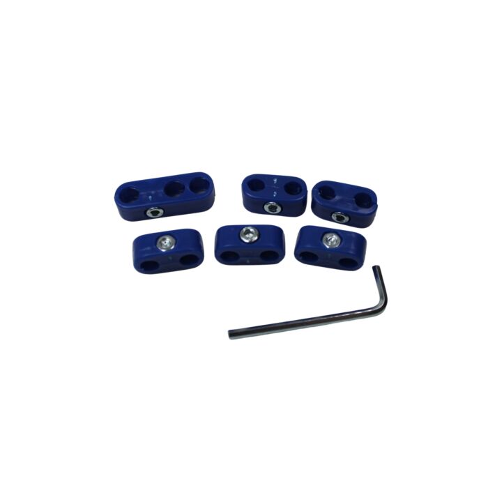 Volvo Zündkerzenkabel-Befestigungssatz - Blau - 5-tlg Volvo teil nr 662047