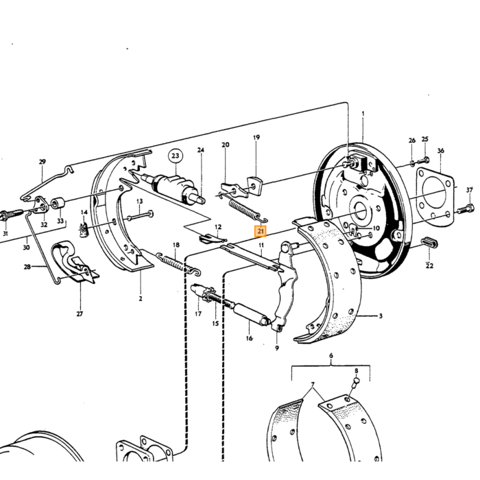 Volvo Bremsleitung Verteilerstück 1800S 3 Ausgänge für auf Schott -chnr6999 87696 Volvo Teil Nr 664803