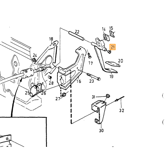 Splitplen Handbremse und Girling Montageset Handbremskabel 140 164 240 260 740 760 780 940 s90 V90 V70 V70XC für Volvo