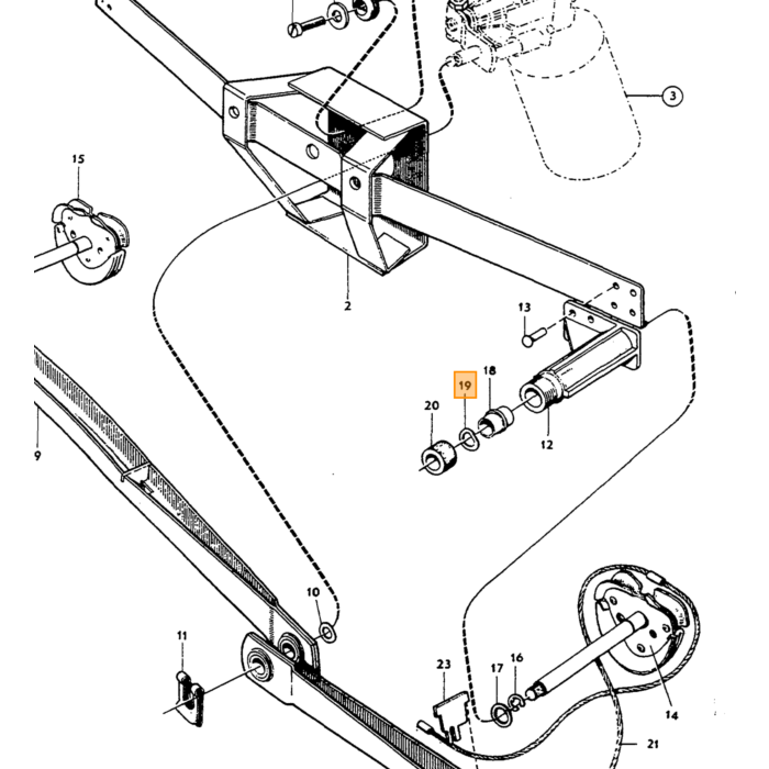 Volvo Scheibenwaschanlage aus Gummi Volvo teil nr 665334