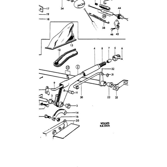 Volvo Towing Brace Volvo teil nr 666418