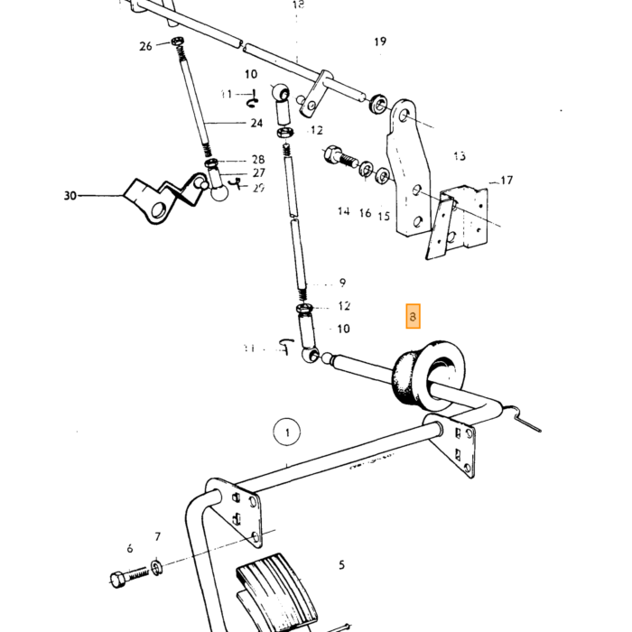 Volvo Choke Control Clamp Amazon+P1800+PV544 Volvo teil nr 666622