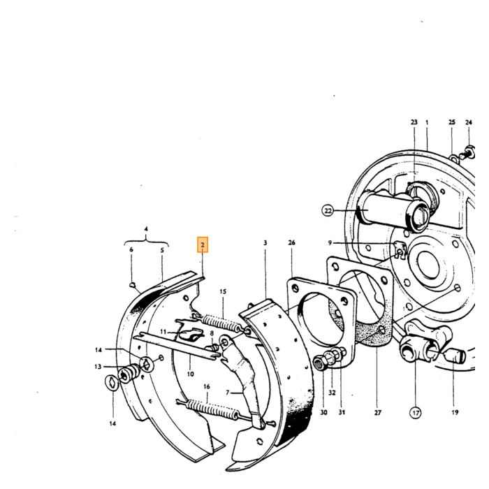 Volvo Bremszylinder Hinterrad Amazon B18+P1800 22 2mm Einzelbremsanlage ohne Bremsdruckbegrenzer Volvo teil nr 670404