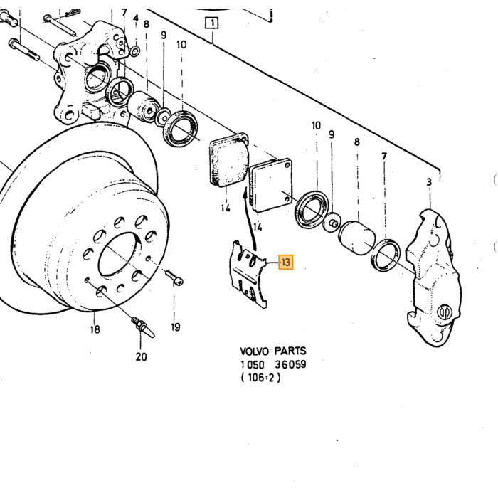 Volvo Damping Spring Volvo teil nr 670567