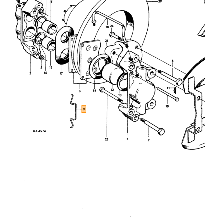 Volvo Damping Spring Volvo teil nr 670567