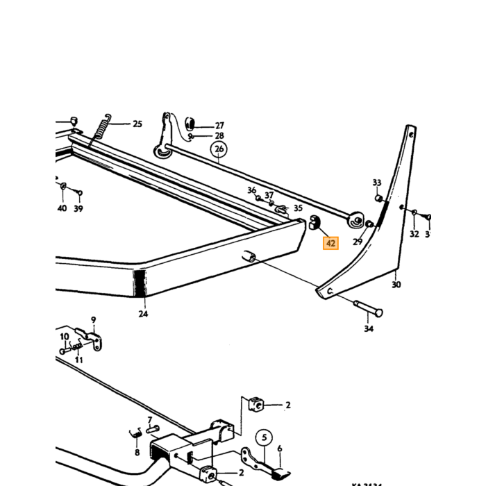 Volvo Bushing Volvo teil nr 670983