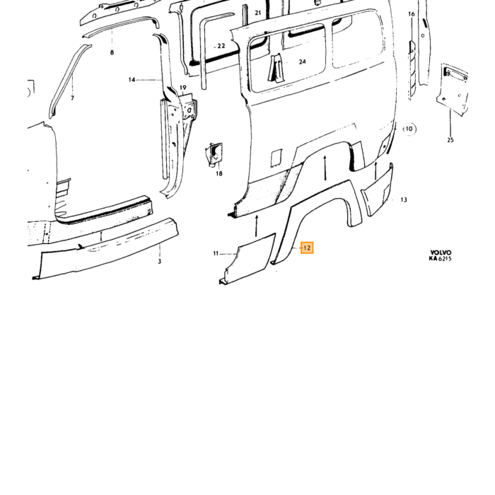 Volvo Blech Duett Felge hinten links und hinten rechts Volvo teil nr 672188