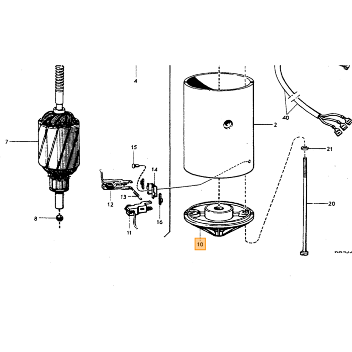 Volvo Halter Scheibenwaschwasserbehälter 671723 Volvo teil nr 672408