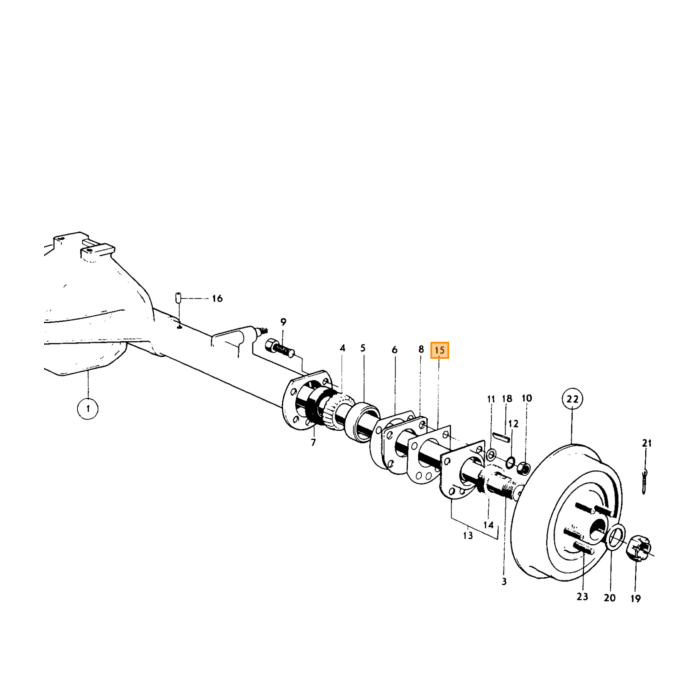 Volvo Dichtung Hinterachse Steckachse PV+Amazon+P1800 (2 pro Seite erforderlich) (657759 87711) Volvo teil nr 673788