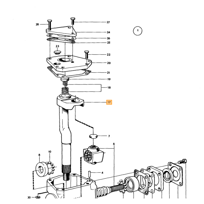 Volvo Gummistoßdämpfer Stoßdämpfer 140+164 vorne Volvo teil nr 675247