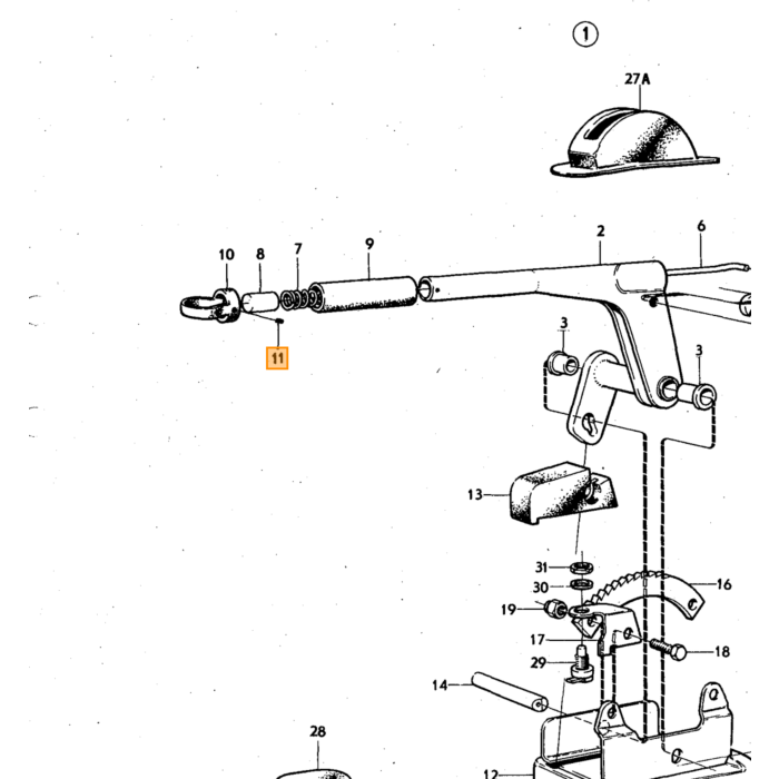 Volvo Hauptbremszylinder 140 ersetzt durch 1212406 Volvo teil nr 676257