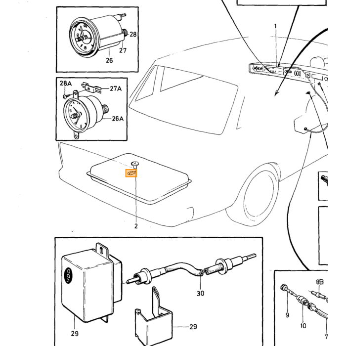 Automatikgetriebe Positionsanzeige 140 164 Armaturenbrett Getriebe Produkt für Volvo