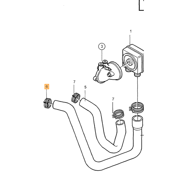 Volvo Dichtungsset Ölkühler Automatikgetriebe und Motor Volvo 850 - S70 - V70 - XC70 - C70 Volvo Teil Nr. 6842414set