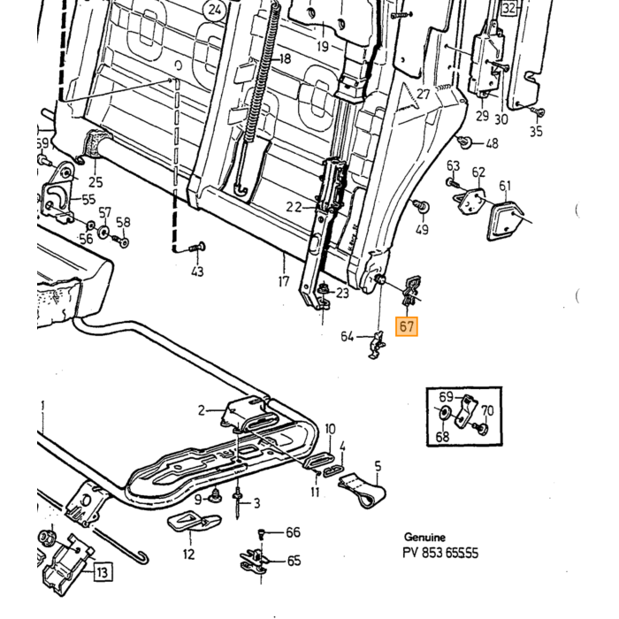 Volvo SPRING Volvo teil nr 6847693