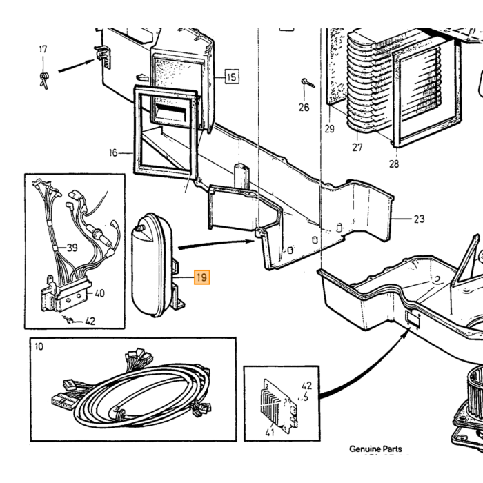 Volvo Vakuumtank 940 1994+ 960 S90 V90 für Heizung und Klimaanlage Volvo teil nr 6848128