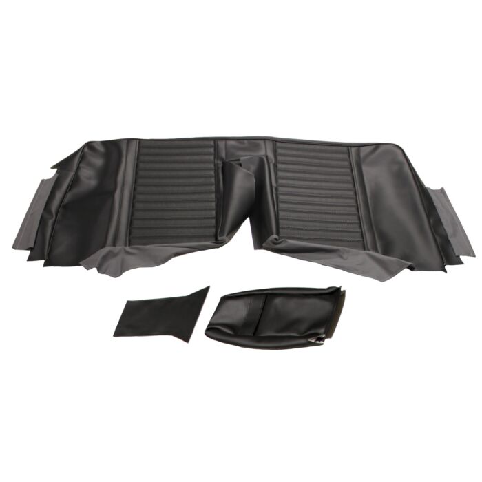 Volvo Polsterung Amazon 2-türiger Rücksitzbezug hinten schwarz 1965-1968 417 428-584 mit Armlehne kann zusammen mit 691472 bestellt werden Volvo teil nr 691473