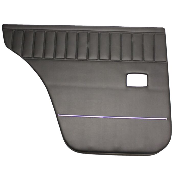 Bekleding Amazon 4 deurs deurpaneel Link+rechts sachter zwart 1966-1968 172-507 SET incl 692001
