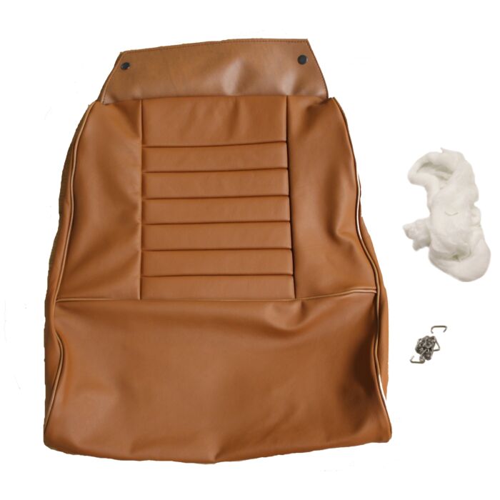 Volvo Upholstery P1800 seatcover original leather brown SET Upper+lower part For Volvo teil nr 692171
