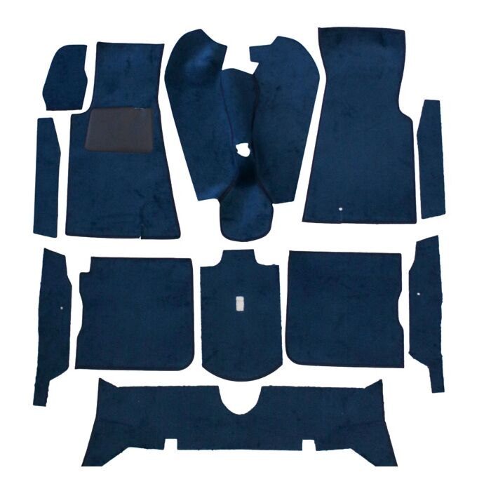 Volvo Mattenset 164 Bodenbelag Teppich Textil 10 Teile ch -50.000 BLAU Volvo Teil Nr 693952