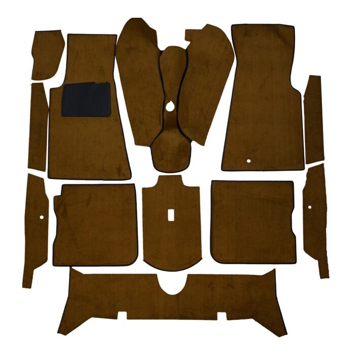Volvo Mattenset 164 Bodenbelag Teppich Textil 10 Teile ch -50.000 BRAUN Volvo Teil Nr 693953