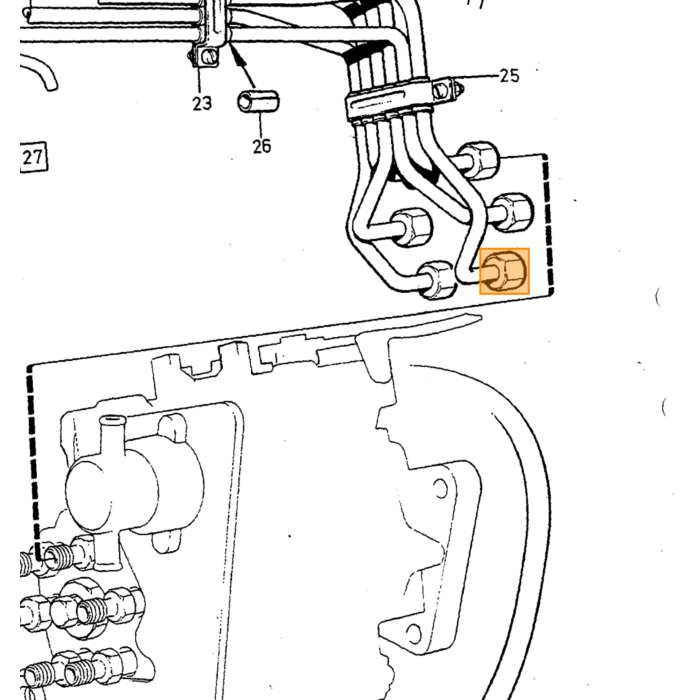 Volvo Dichtungsring 240  260  740  760 Einspritzpumpendichtung Volvo teil nr 844178