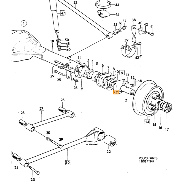 Volvo Steckachse PV544+Amazon+P1800 alle (spicer)salesbury 10 Splines M30 M27 Volvo teil nr 89679