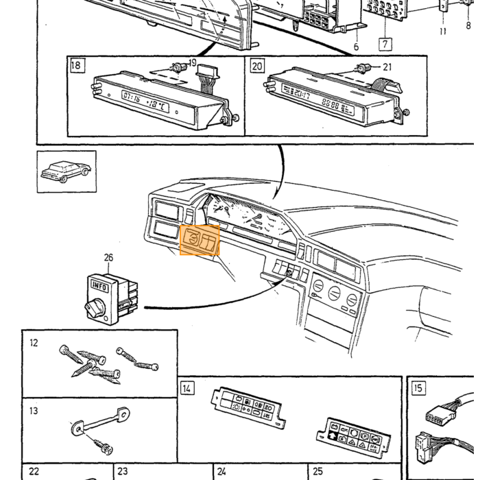 Volvo Zahnrad VDO Kilometerzähler 12 Zähne Volvo 850 EU und USA Version Volvo Teil Nr 9128103 Produkt