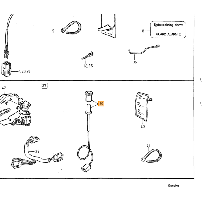 Volvo DIODE Volvo Teile Nr. 9134178 Produkt