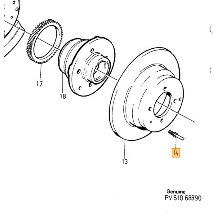 Volvo Bremsträger links vorne 850+V70-2000 C70-2005 850 S70 C70 V70 Volvo teil nr 9140388