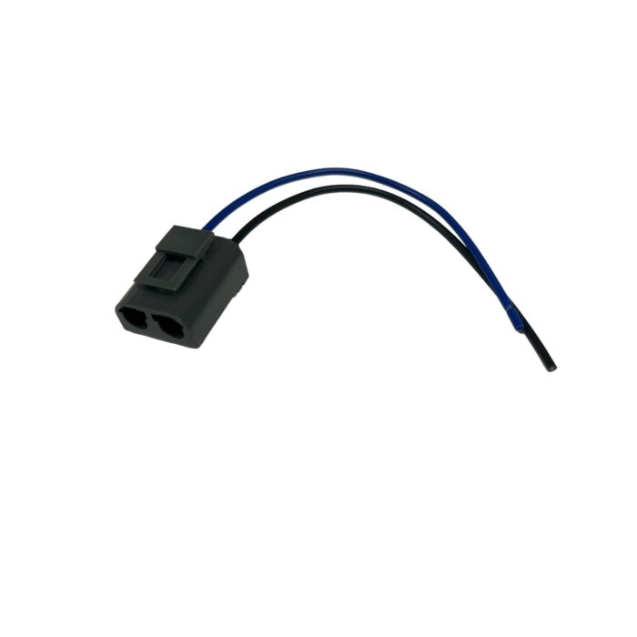 Volvo Stecker 2-polig für Volvo 240+260+740+940 ua Scheinwerferwaschanlage und Pumpe inklusive Kabel, Volvo Teilenummer 9144275R