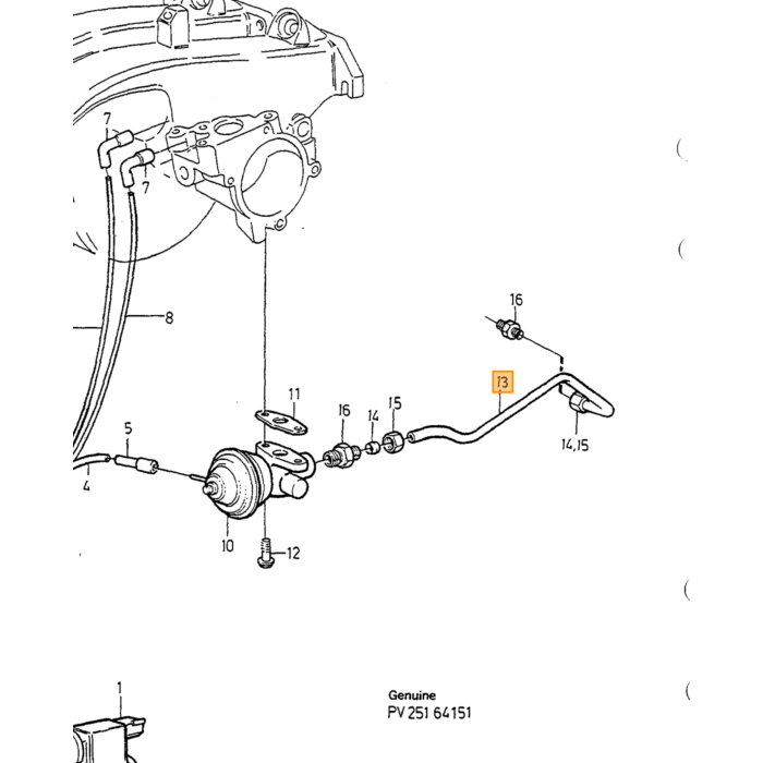 Volvo EGR Rohr Volvo Teil Nr 9146073 Produkt