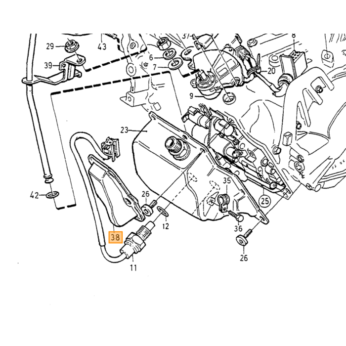 Volvo Messstab Volvo Teil Nr 9181447 Produkt für Volvo